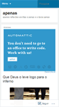 Mobile Screenshot of apenas1.wordpress.com