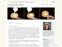 Tablet Screenshot of coffeeismycarrot.wordpress.com