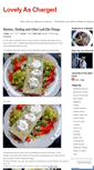 Mobile Screenshot of lovelyascharged.wordpress.com