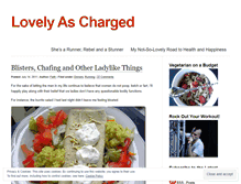 Tablet Screenshot of lovelyascharged.wordpress.com
