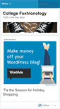Mobile Screenshot of collegefashionology.wordpress.com