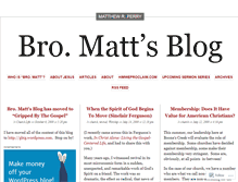 Tablet Screenshot of bromattsblog.wordpress.com