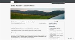 Desktop Screenshot of boylanconversation.wordpress.com