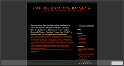 Desktop Screenshot of joebrunoonboxing.wordpress.com