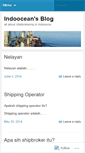 Mobile Screenshot of indoocean.wordpress.com