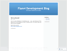 Tablet Screenshot of flam4.wordpress.com