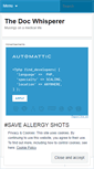 Mobile Screenshot of docwhisperer.wordpress.com