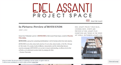 Desktop Screenshot of edelassantiprojectspace.wordpress.com