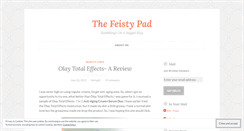Desktop Screenshot of feistypad.wordpress.com