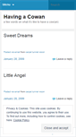 Mobile Screenshot of havingacowan.wordpress.com
