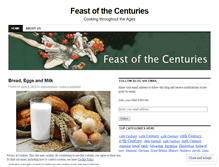 Tablet Screenshot of feastofthecenturies.wordpress.com