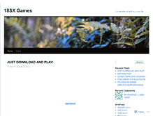 Tablet Screenshot of 18sxgames.wordpress.com