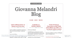 Desktop Screenshot of giovannamelandri.wordpress.com