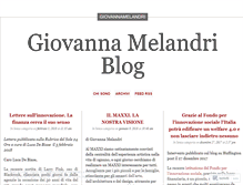 Tablet Screenshot of giovannamelandri.wordpress.com