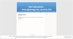Desktop Screenshot of gizemguvenfan.wordpress.com