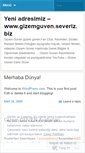 Mobile Screenshot of gizemguvenfan.wordpress.com