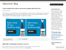 Tablet Screenshot of editorchat.wordpress.com
