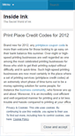 Mobile Screenshot of insideink.wordpress.com