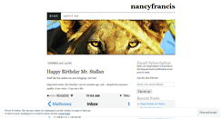 Desktop Screenshot of nancyfrancis.wordpress.com