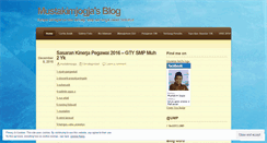 Desktop Screenshot of mustakimjogja.wordpress.com