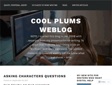 Tablet Screenshot of coolplums.wordpress.com
