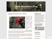 Tablet Screenshot of climbmountains.wordpress.com