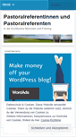 Mobile Screenshot of pastoralreferentenmuenchen.wordpress.com