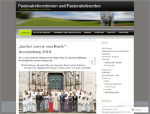 Tablet Screenshot of pastoralreferentenmuenchen.wordpress.com