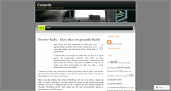 Desktop Screenshot of codando.wordpress.com