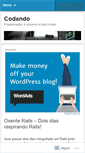 Mobile Screenshot of codando.wordpress.com