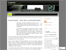 Tablet Screenshot of codando.wordpress.com