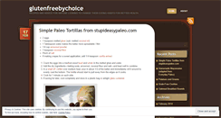 Desktop Screenshot of glutenfreebychoice.wordpress.com