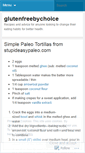 Mobile Screenshot of glutenfreebychoice.wordpress.com