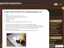 Tablet Screenshot of glutenfreebychoice.wordpress.com