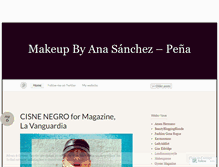 Tablet Screenshot of makeupbyanasanchezpena.wordpress.com