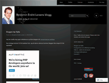 Tablet Screenshot of benjaminlarsen.wordpress.com