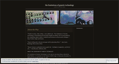 Desktop Screenshot of geneticlimitations.wordpress.com