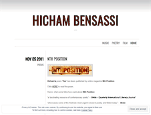 Tablet Screenshot of hichambensassi.wordpress.com