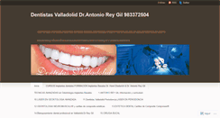 Desktop Screenshot of dentistasvalladolid.wordpress.com