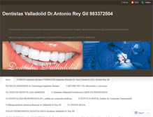 Tablet Screenshot of dentistasvalladolid.wordpress.com