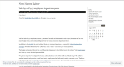 Desktop Screenshot of newhavenlabor.wordpress.com