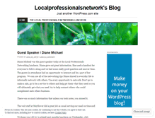 Tablet Screenshot of localprofessionalsnetwork.wordpress.com