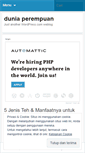 Mobile Screenshot of perempuan2.wordpress.com
