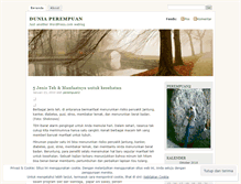 Tablet Screenshot of perempuan2.wordpress.com