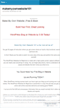 Mobile Screenshot of makemyownwebsite101.wordpress.com