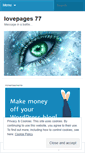 Mobile Screenshot of lovepages77.wordpress.com
