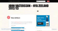 Desktop Screenshot of johnvaltersson.wordpress.com