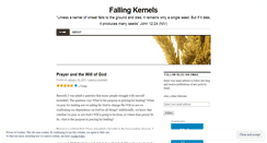 Desktop Screenshot of fallingkernels.wordpress.com