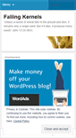 Mobile Screenshot of fallingkernels.wordpress.com