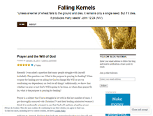 Tablet Screenshot of fallingkernels.wordpress.com